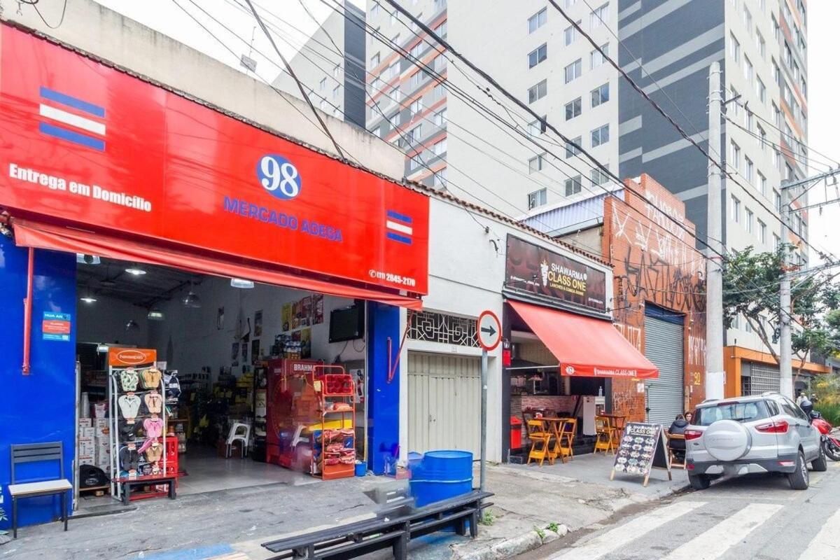 Refinado Studio No Bras Com Piscina/Metro Bras São Paulo Ngoại thất bức ảnh